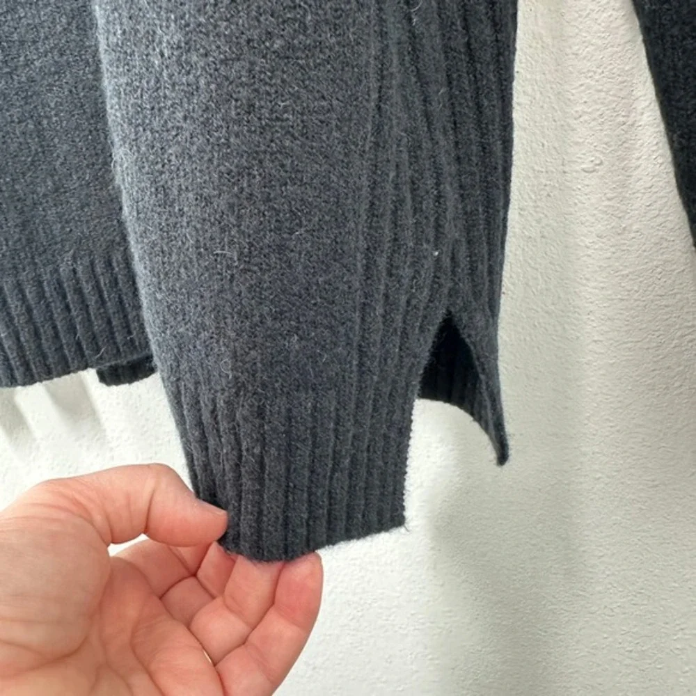 J. Crew Womens Turtleneck Sweater Supersoft yarn Alpaca Wool Blend Black‎ Small